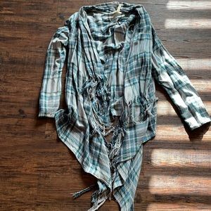 Matilda Jane Flannel jacket - size L.